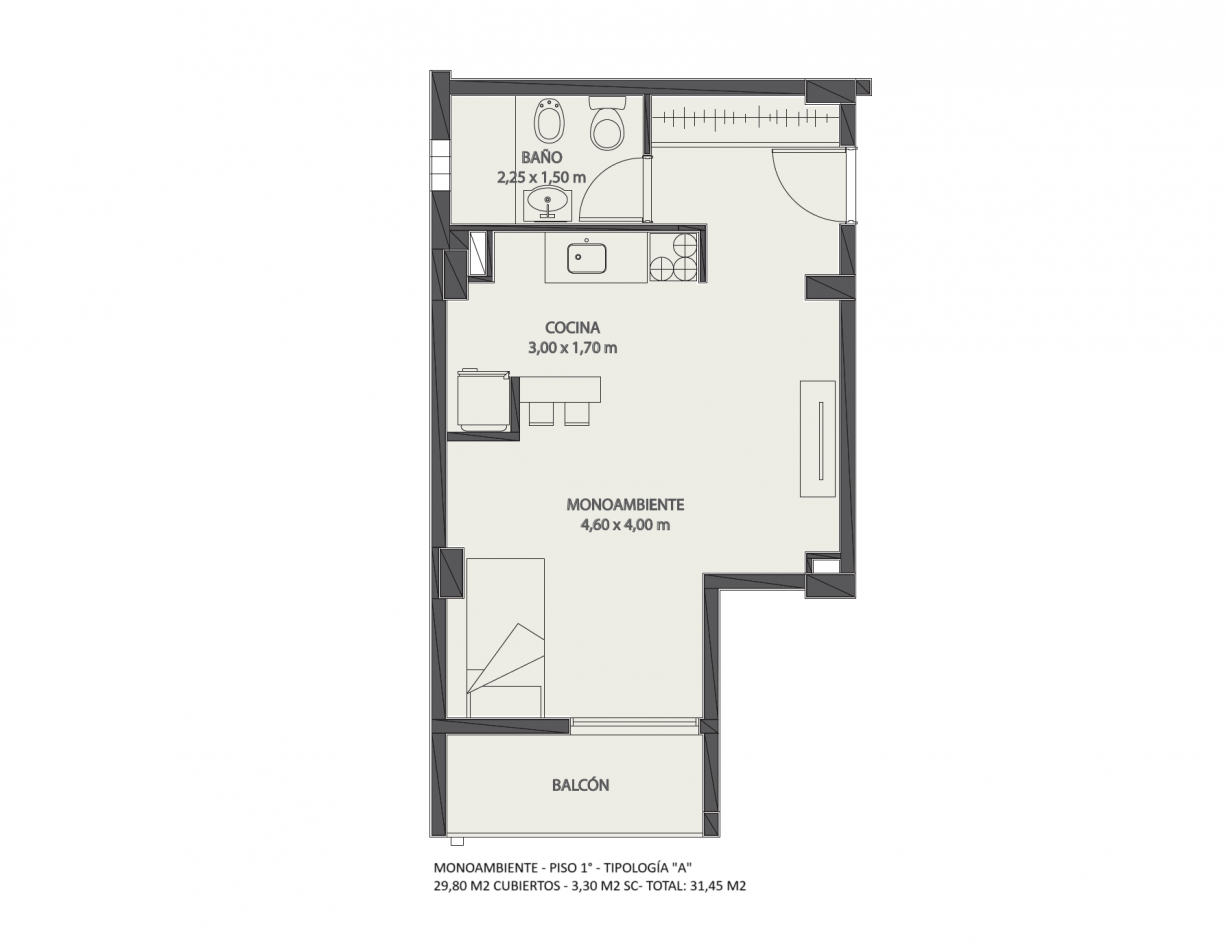 VENTA | MONOAMBIENTE EN POZO EN ALDERETE 872 | NEUQUEN
