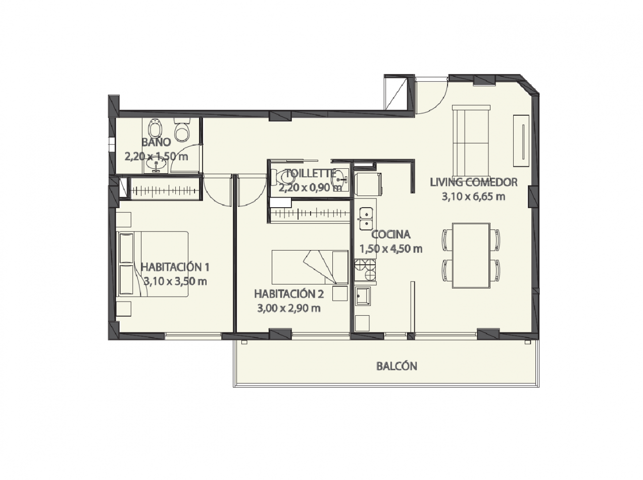 VENTA | DPTO 2 HAB EN POZO EN ALDERETE 872 | NEUQUEN
